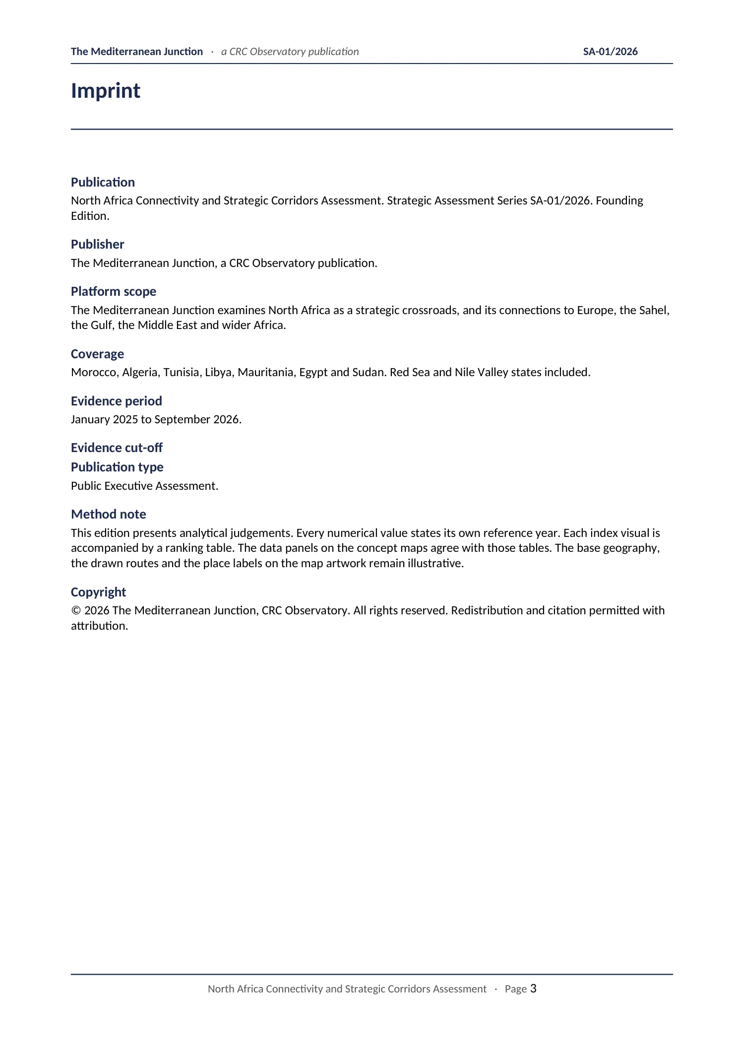 The Mediterranean Junction, page 3 of 42